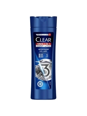 CLEAR SHM 3IN1 BODY&FACE WASH CHARCOAL