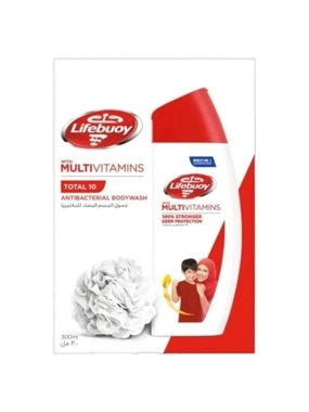 lifebuoy shower gel oud protection with loofah