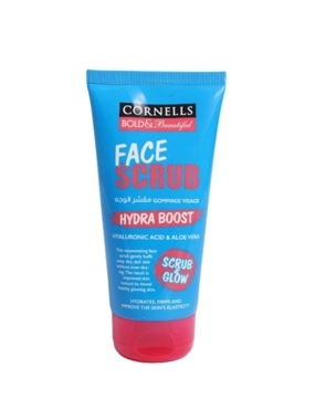 CORNELS BOLD & BEAUTIFUL FACE SCRUB WITH HYALURONIC ACID AND ALOE VERA
