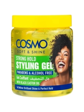COSMO SOFT & SHINE STYLING GEL BLACK CASTOR OIL