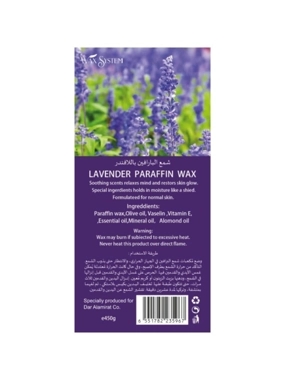 WAX SYSTEM PARAFFIN WAX / LAVENDER