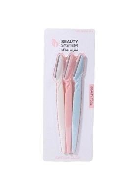 BEAUTY SYSTEM EYEBROW RAZORS BK24-178
