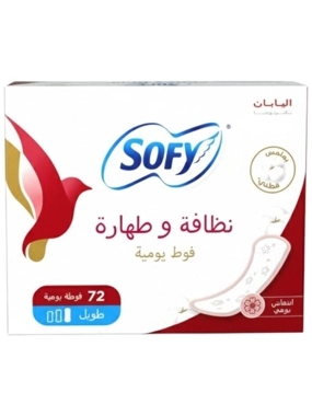 SOFY DAILY PADS FOR HYGIENE AND FRESHNESS DAILY FRESH LONG