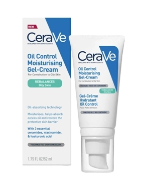 CERAVE GEL- CREAM MOISTURIZING FOR OILY AND COMBINATION SKIN