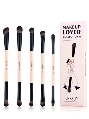 Jisup Double-Sided Makeup Brush Set 5 Pieces T509