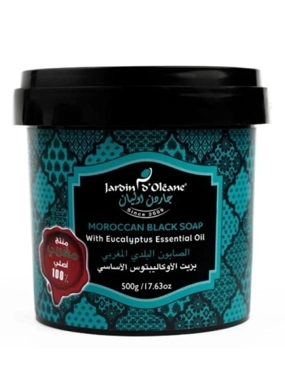 JARDIN OLIAN MOROCCAN SOAP WITH EUCALYPTUS ESSENTIAL OIL