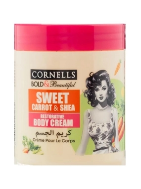 CORNELS BOLD AND BEAUTIFUL BODY CREAM WITH SHEA BUTTER AND CARROT