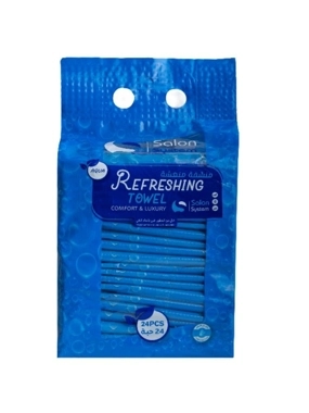 SALON SYSTEM REFRESHING TOWELS AQUA