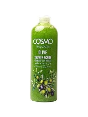 COSMO TEMPTATION SHOWER SCRUB OLIVE