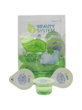 BEAUTY SYSTEM MOUTHWASH CAPSULES FRESH WITH-MINT FLAVOR