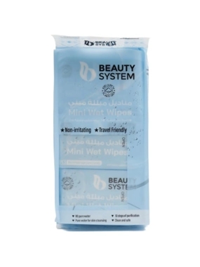 BEAUTY SYSTEM WIPES MINI PERSONAL & TRAVEL