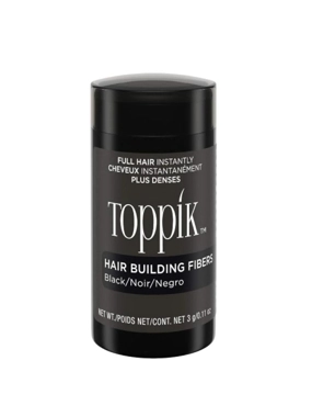 TOPPIK POWDER HAIR FIBER BLACK FOR COVERING HAIR THINNING