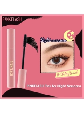 PF-E08 Pink Oil- proof Curl Mascara-1