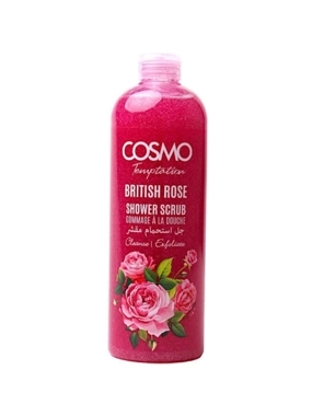 COSMO TEMPTATION SHOWER SCRUB BRITISH ROSE