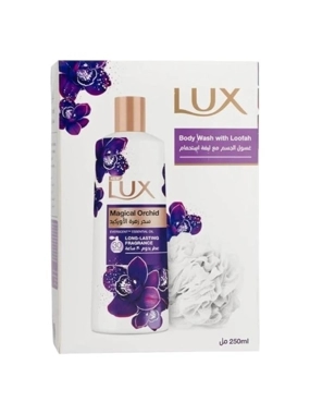 LUX BODY WASH MAGIC ORCHID WITH PUFF