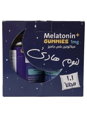 MELATONIN PLUS GUMMIES BASQUE FLOWER FLAVOR 60 PIECES