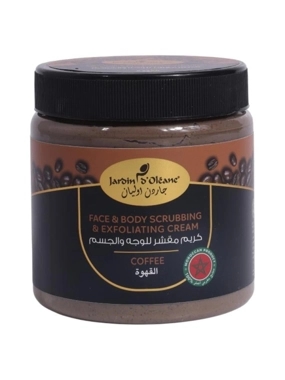 JARDIN OLIAN BODY & FACE SCRUBBING & EXFOLIANTING CREAM - ARGAN OIL & COFFEE
