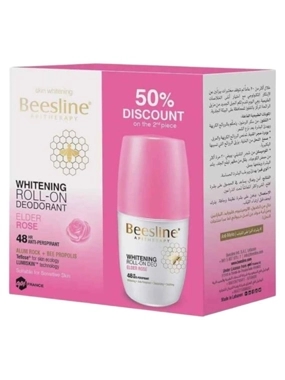 BEESLINE DEO ROLL-ON ROSE FRAGRANCE SKIN LIGHTENER 2 PCS