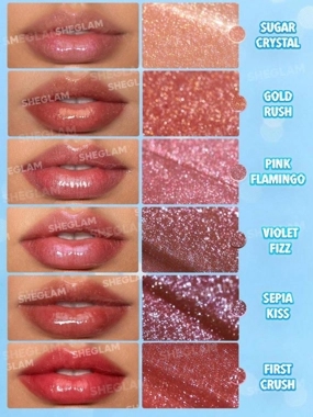 SHGLAM GLOSS AND PLUMPER LIPS SHINY PERFECT