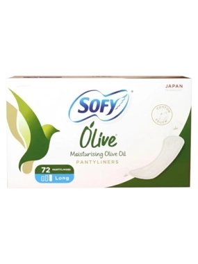 SOFY DAILY PADS WITH MOISTURIZING OLIVE OIL LONG