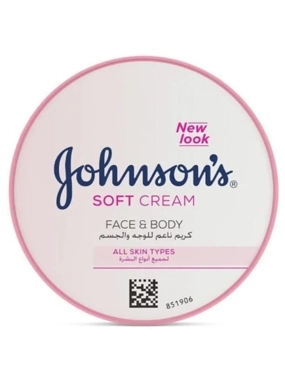 JOHNSON'S CREAM SOFT & MOISTURIZING FOR FACE & BODY ALL SKIN TYPES