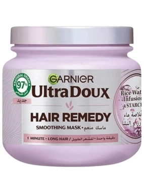GARNIER ULTRA DOUX MASK WITH RICE WATER AND MOISTURIZING STARCH EXTRACT