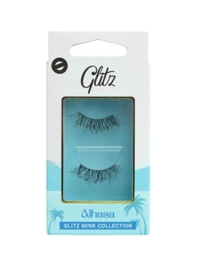 GLITZ EYELASHES NATURAL MINK HAIR AL-AHSA