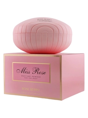 Roseberry scented body powder with high concentration, rose fragrance