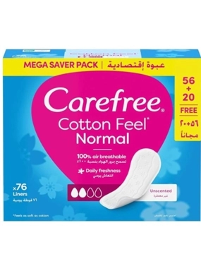 CAREFREE DAILY COTTON FEEL UNSCENTED