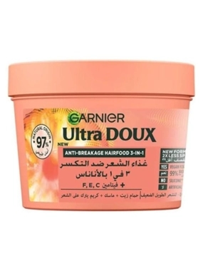 GARNIER ULTRA DOUX HAIR FOOD 3*1 WITH PINEAPPLE