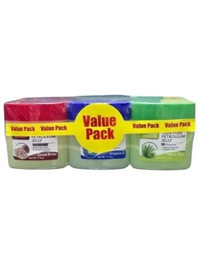 Cosmo PETROLEUM JELLY PURE ASSORTED 6*1