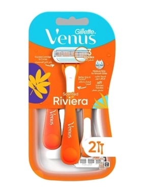 GILLETTE VENUS RIVIERA WOMEN'S DISPOSABLE RAZOR (2 COUNT)