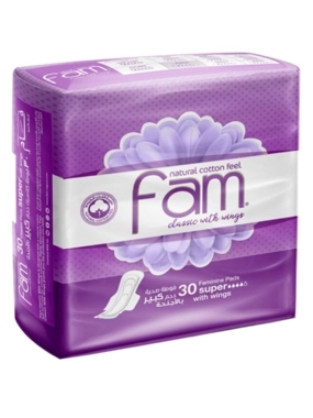 FAM SANITARY CLASSIC / WINGS LARGE PADS