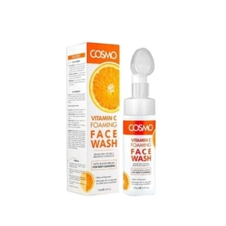 COSMO FACE WASH FOAMING VITAMIN C WITH BRUSH