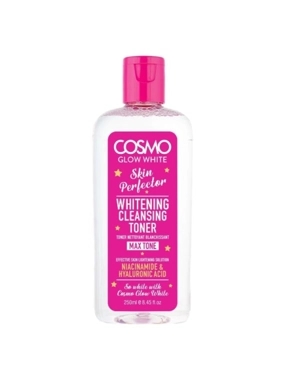 COSMO GLOW WHITE TONER SKIN PERFECTOR WHITENING CLEANSING