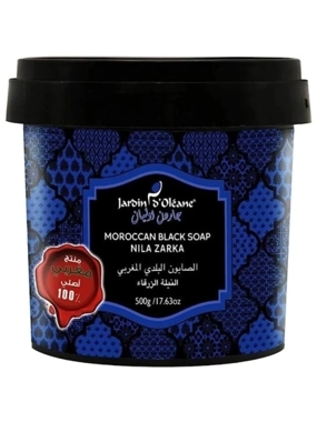 JARDIN OLIAN MOROCCAN SOAP WITH BLUE INDIGO