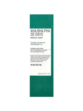 SOME BY MI TONER AHA. BHA. PHA 30 DAYS MIRACLE