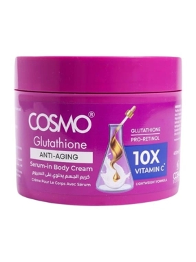 Cosmo Glutathione Body Cream contains Serum Pro-Retinol