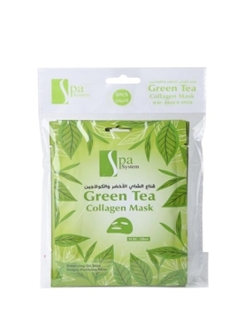 Spa System Green Tea and Collagen Face Mask Sachet
