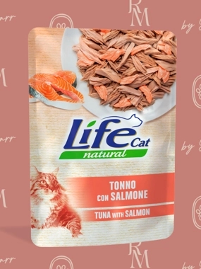 Life Cat Pouch tuna with salmon