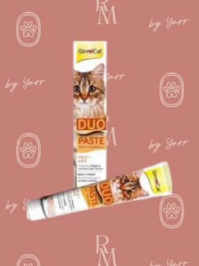 gimcat anti hairball malt with cheese 50gm