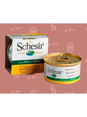 Schesir Canned Chicken Fillets with Surimi 85g