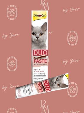 Gimcat duo paste anti hairball with chicken 50g