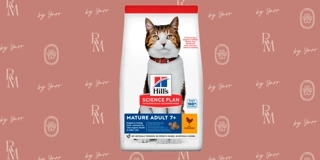 Hill's dry food mature for senior cats +7 with chicken