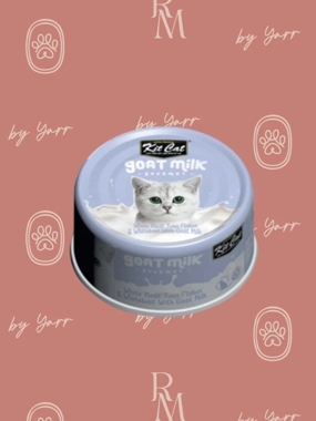 kit cat white meat tuna flakes&whitebait with goat milk
