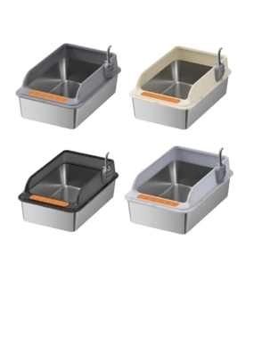 Large stainless steel litter box 731