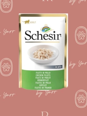 Schesir pouch jelly chicken fillets 85g