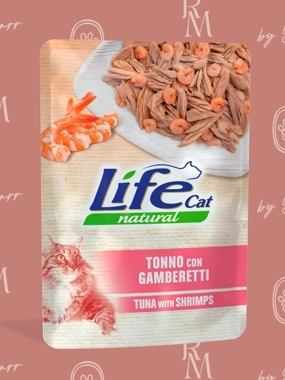 Life Cat Pouch tuna with shrimp