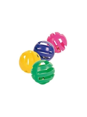 كرة للعب مع جرس 4 قطع TRIXIE Rattling balls 4cm 4pc