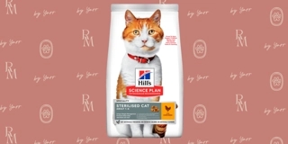 Hill's adult dry food sterilised cat chicken